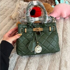 Quilted Green Handbag